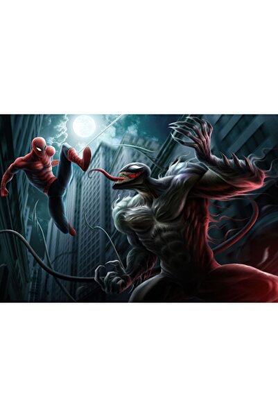 OEM Poster Venom VS Spiderman Fight, 61x90cm, poster2985, Zumzeria ®