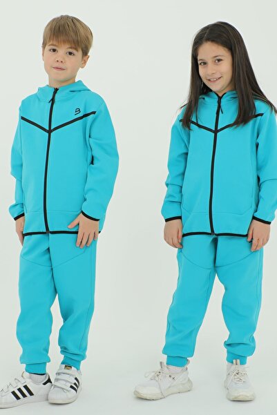 Black One Трикотажний костюм для хлопчика з капюшоном з принтом "Серіт