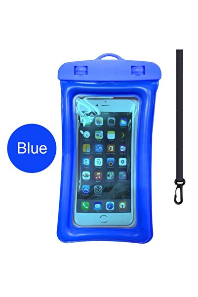 Choice حقيبة سباحة خارجية مقاومة للماء باللون الأزرق مع وسادة هوائية عائمة له...