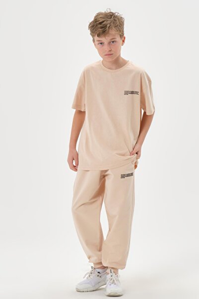 Black One Men's Summer Bike Collar - Combed Cotton Single Jersey, Print Detail, Double Pocket, Adjustable Waist Elastic