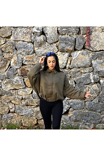 VAZIRADK سترة من جلد الغزال بومبر