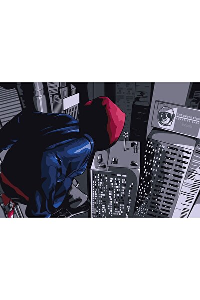 OEM Poster Spiderman In The Spider Verse Black Spidey, 61x90cm, poster1665, Z...