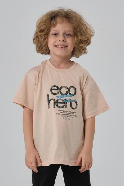 Black One Велосипедний комір з принтом, футболка для хлопчиків