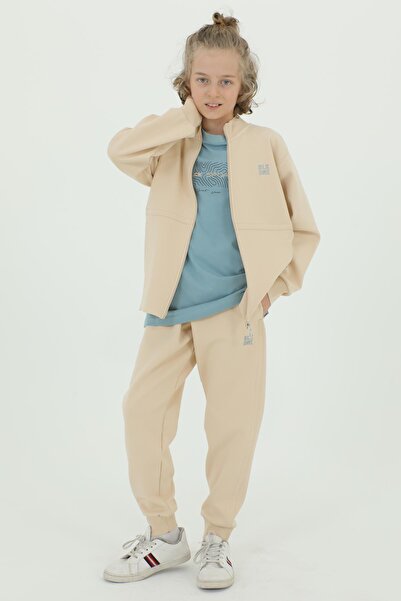 Black One Σετ φόρμας τριών τεμαχίων για αγόρι με στάμπα με στάμπα με διπλή ζακέτα