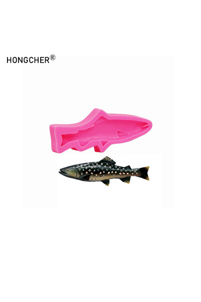 Choice Pink Silicone Fish Mold - Food Safe Chocolate Candy Fondant Ice Mold Flexible Soap Candle Wax Resin