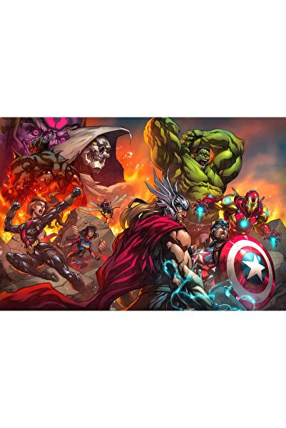 OEM Poster Marvels Avengers Tribune Magazine Cover Art, 61x90cm, poster1731, ...