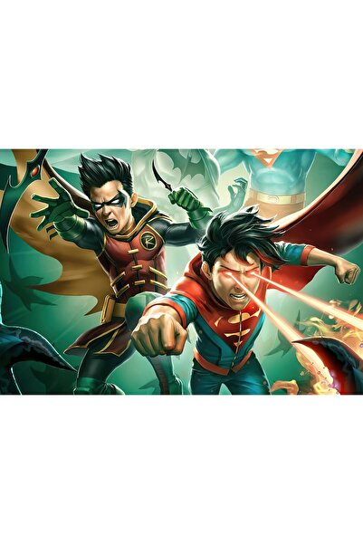 OEM Poster Batman And Superman Battle Of The Super Sons, 61x90cm, poster2047, Zumzeria ®