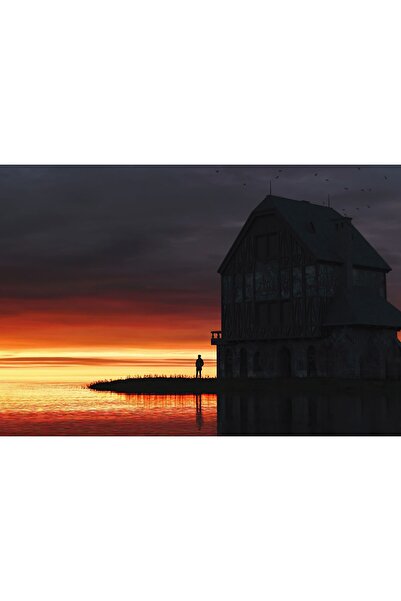 OEM Afiș Singur și Pașnic, 61x90cm, poster1856, Zumzeria