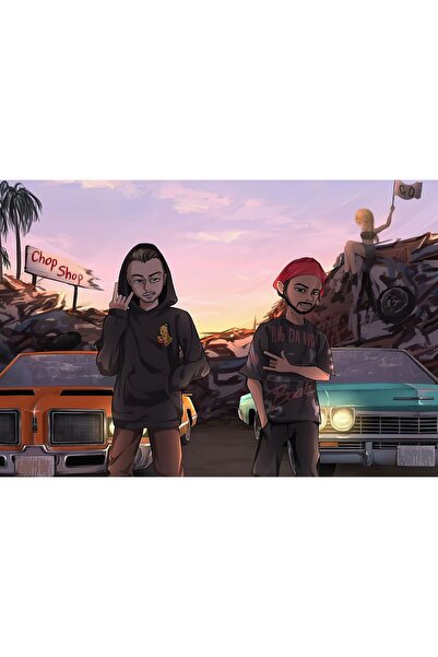 Zumzeria Pictură pe pânză Chop Shop, 80x50cm, tableau1561,