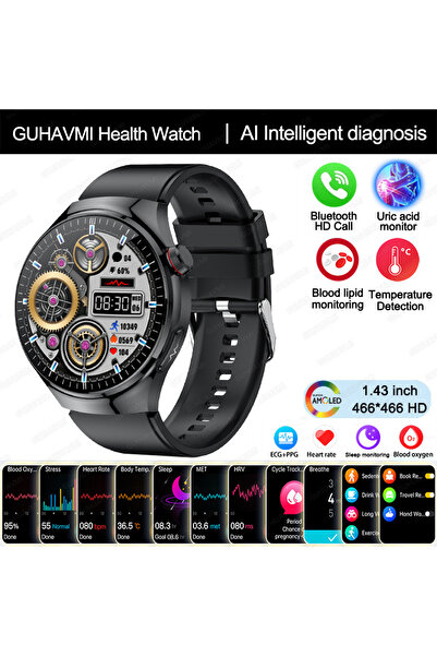 Choice ساعة ذكية جديدة بدرجة تمريض باللون الأسود 2025، درجة تمريض، أكسجين الد...