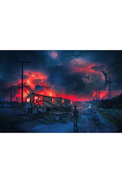 Zumzeria Καμβάς Tablou 2022 Stranger Things Σεζόν 4, 80x50εκ., tablou1081,