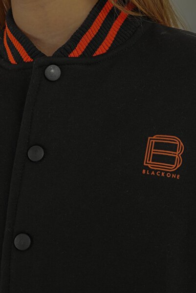 Black One Σετ αθλητικής φόρμας με φαρδύ πόδι με κολλάρο για κορίτσια