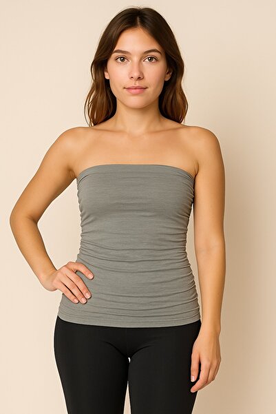 Merlot Strapless Knitted Women's Athlete - Basic Model