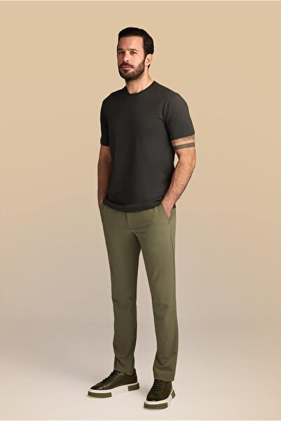 Kiğılı Bisiklet Yaka Regular Fit Süprem Pamuk Tişört