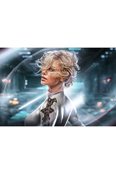 OEM Αφίσα Meta Suit Armor Scifi Cyberpunk Girl, 61x90εκ., poster2471, Zumzeria