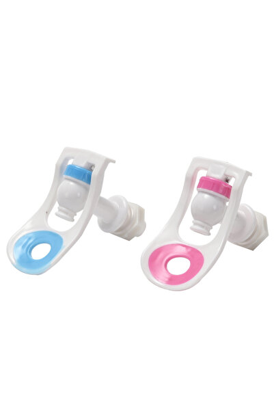 Lawazim Water Dispenser Tap Push Style 2 Piece Faucet Spigot Set for Coolers and Jugs