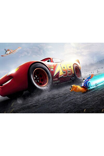 OEM Posterul Fulger McQueen și Turbo, 61x90cm, poster1815, Zumzeria