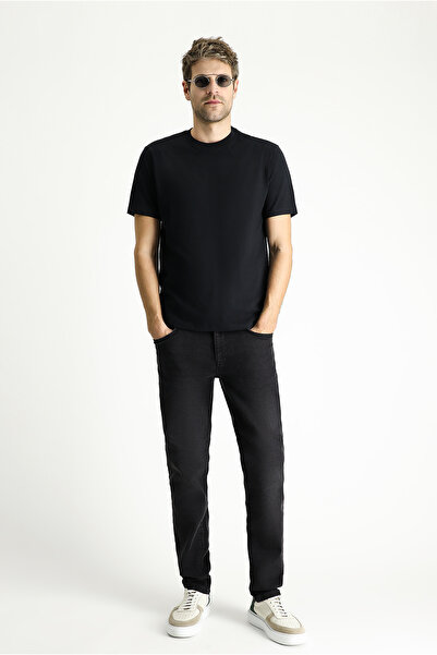 Kiğılı Μπλουζάκι μονό βαμβακερό ζέρσεϋ - Crew Neck Regular Fit T-shirt