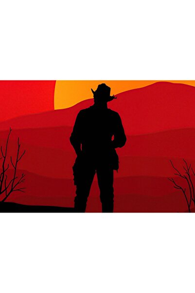 Zumzeria Πίνακας σε καμβά 2022 Red Dead Redemption, 80x50εκ., tableau1157,