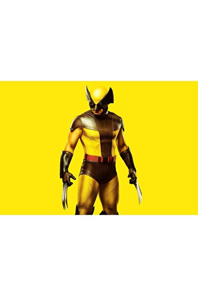 OEM Poster costum galben Wolverine, 61x90cm, poster1847, Zumzeria