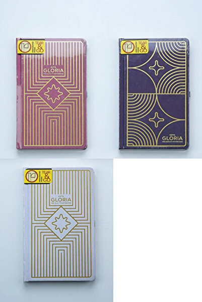 Gıpta Gloria Thread Stitching Hard Cover 13X21 120 Sheets Checkered Notebook