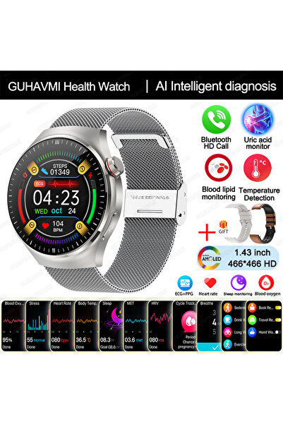 Choice حزام شبكي فضي بدرجة تمريض 2A 2025 ساعة ذكية جديدة بدرجة تمريض أكسجين ا...