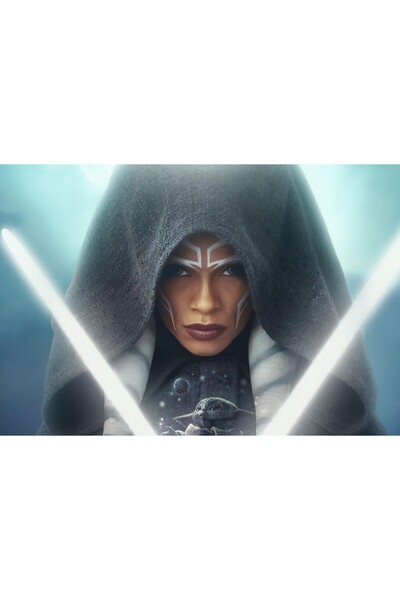 OEM Poster Ahsoka Tano Starwars Fan Art, 61x90cm, poster2348, Zumzeria