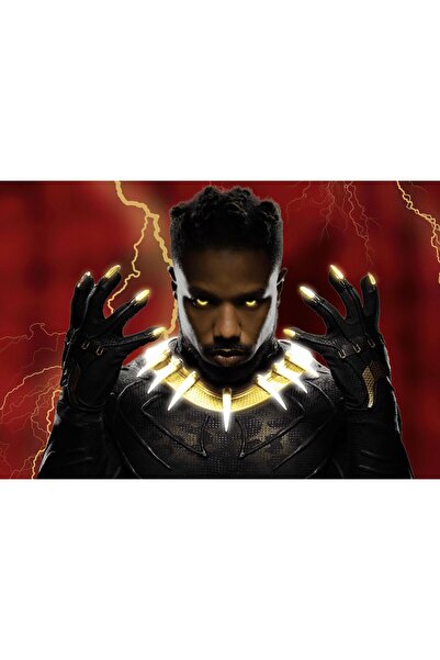 OEM Posterul Killmonger Black Panther Wakanda Forever, 61x90cm, poster2169, Z...