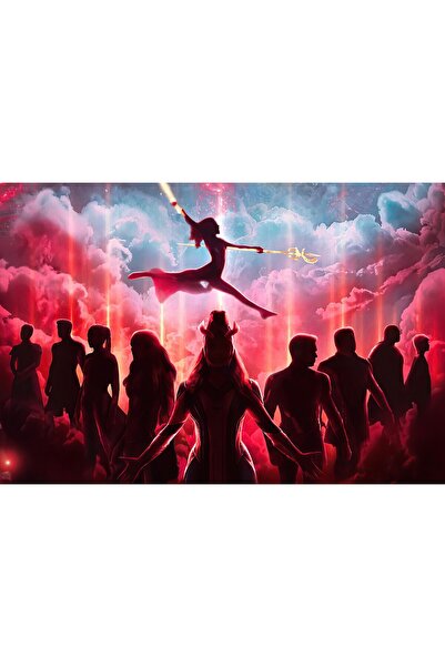 Zumzeria Πίνακας σε καμβά Marvel Eternals, 80x50εκ., tableau879,