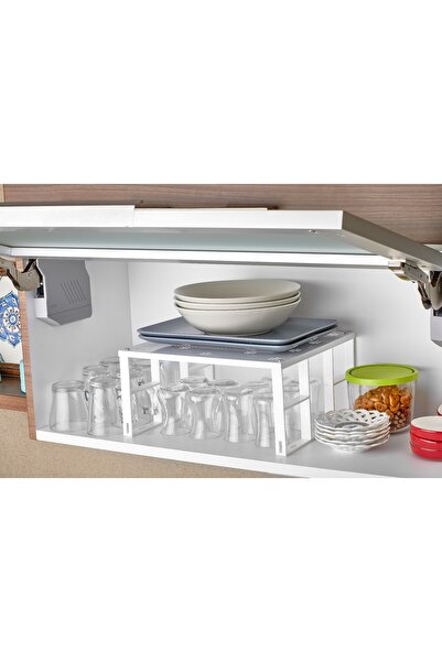 ORGANİZERS 1 részes szekrényrendező polc csésze polc fém állvány