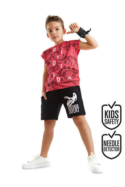 MSHB&G Dinosaur Expert Boy's Summer Sleeveless T-Shirt Shorts Set