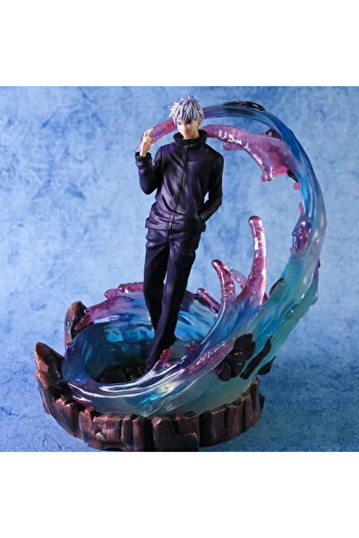 No branded Figurină de acțiune premium, Jujutsu Kaisen, Personaj Satoru Gojo, Expansiune domeniu, LED, 35 cm