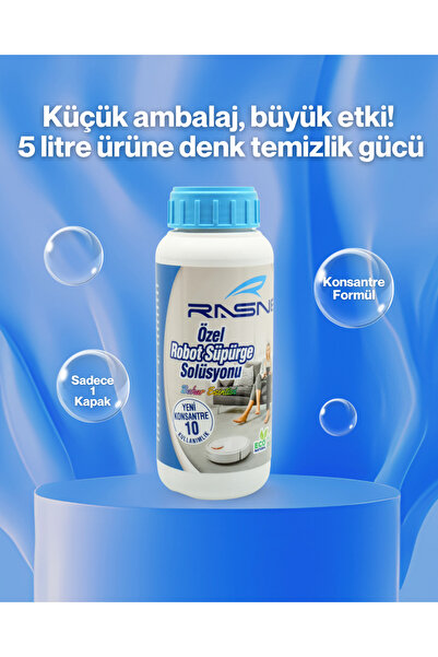 Rasne Konsantre Robot Süpürge Solüsyonu 500ml