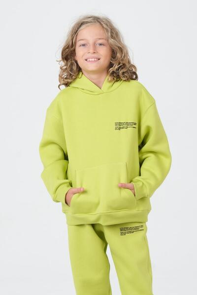 Black One Ανδρικό σετ αθλητικής φόρμας Three Thread Sh επένδυση fleece με λεπτομέρεια εκτύπωσης