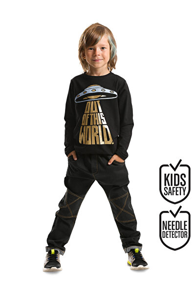 MSHB&G Ufo Boy's T-shirt Denim Trousers Set