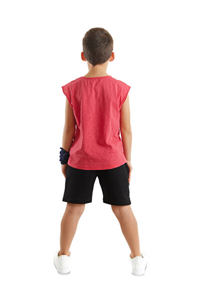 MSHB&G Dinosaur Expert Boy's Summer Sleeveless T-Shirt Shorts Set