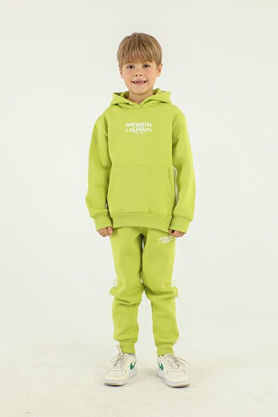 Black One Σετ φόρμας για αγόρι με κουκούλα και τσέπες Cargo και λεπτομέρεια εκτύπωσης