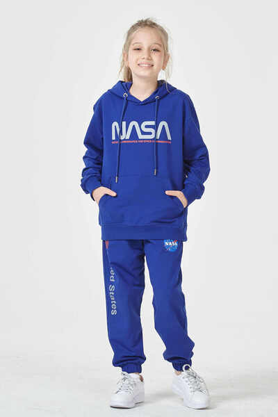 Black One Дівчачий спортивний комплект без шардонів, з 2 нитками, з капюшоном – стандартний крій