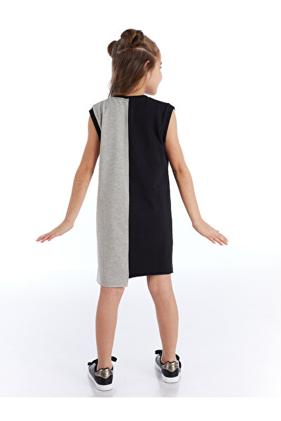 MSHB&G Girl's Summer Dress - Star Leo, Black Grey