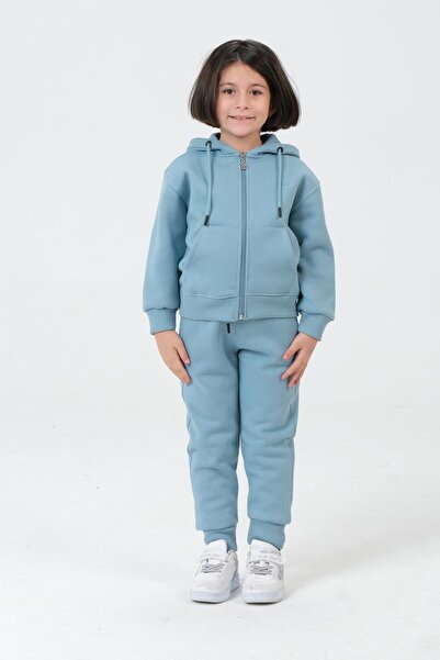 Black One Kız Çocuk Kapüşonlu Eşofman Takımı