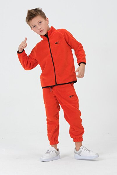 Black One Boy's Polar Fabric Suit Set