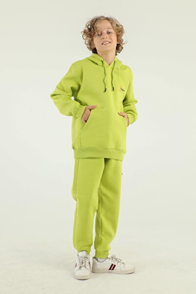 Black One Σετ φόρμας για αγόρι με κουκούλα και τσέπες Cargo και λεπτομέρεια εκτύπωσης