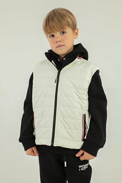 Black One Чоловічий жилет з високим коміром і блискавкою