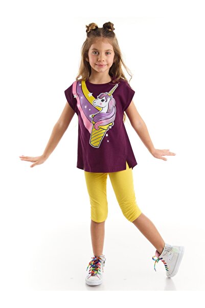 MSHB&G Unicone Girl's T-shirt Tights Set