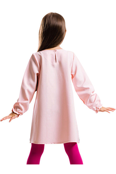 Denokids Rochie Roz Fata Tesuta - Elegant Gazelle