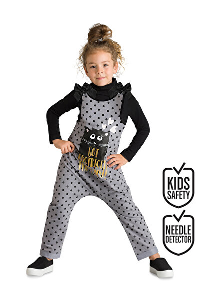 Denokids Electric Cat Girl's Jumpsuit
