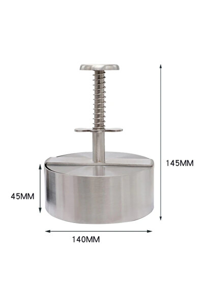Choice 14 سم 304 الفولاذ المقاوم للصدأ همبرغر اللحوم الصحافة برغر باتي صانع قالب دليل كعكة شواء اللحوم أداة كن