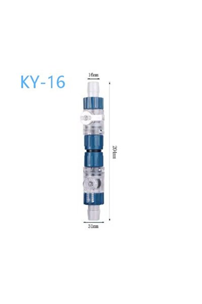 Choice 16-16mm Aquarium Filter Water Valve Hose 12/16mm Flow Control Double Tap Quick Release Connector Fis