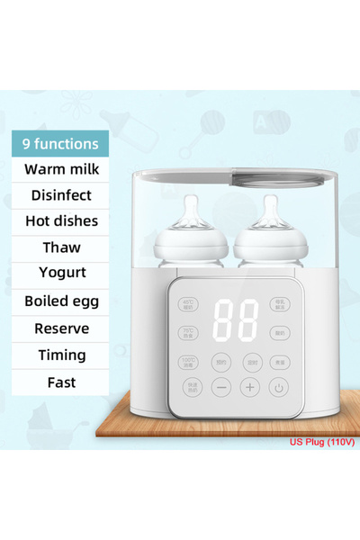 Choice قابس أمريكي (إنجليزي) جهاز تسخين زجاجات الرضاعة متعدد الوظائف سريع الت...