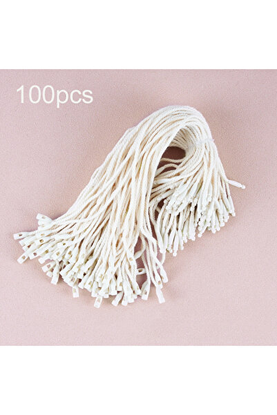 Choice 100 قطعة من حبل تعليق الملابس المصنوع من البوليستر باللون الأبيض العاج...